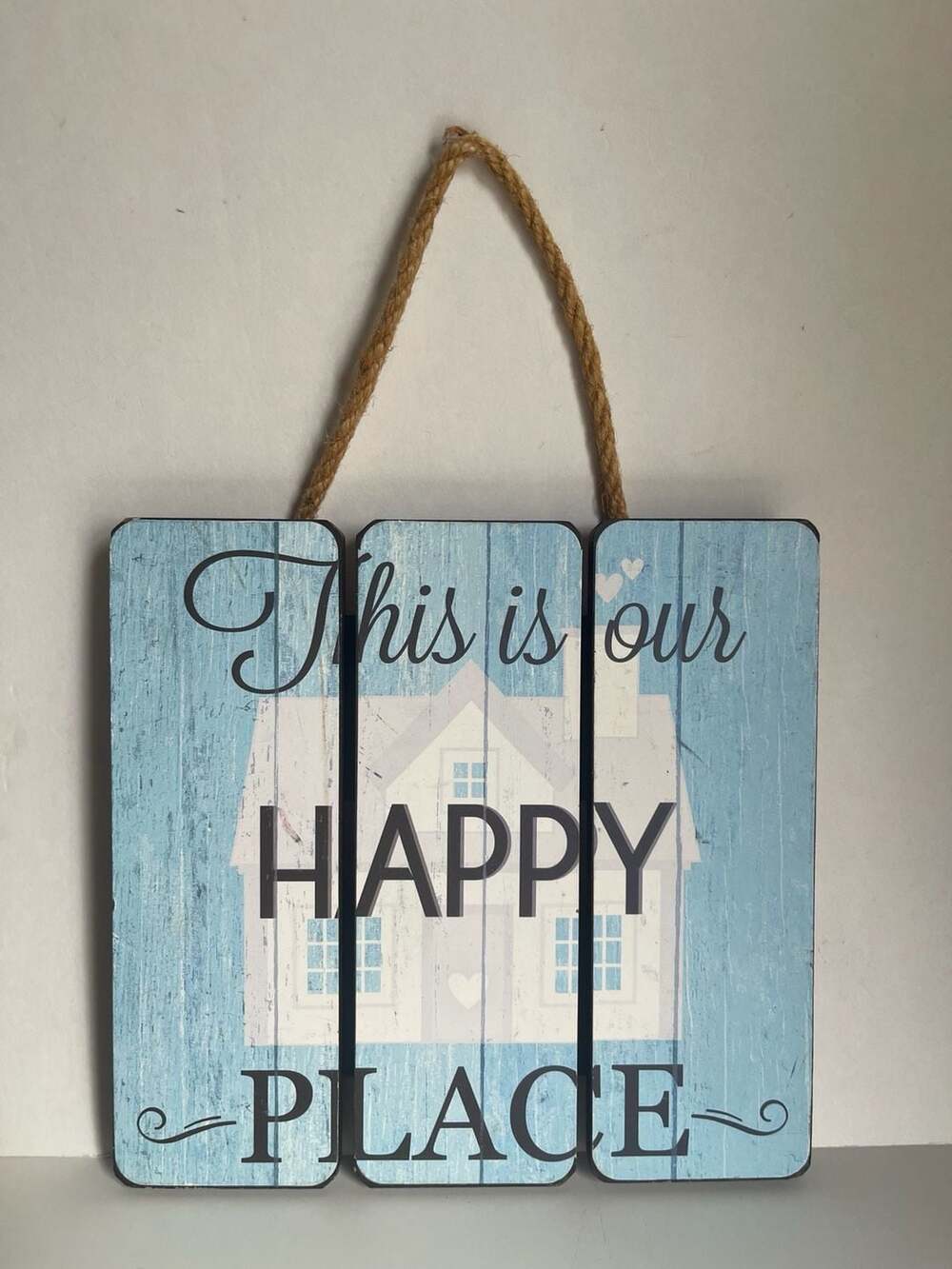 Sign of the Times This Is Our Happy Place Wood Wall Hanging Sign Decor
